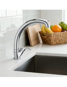 Paini mitigeur evier col de cygne