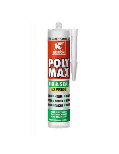 Poly Max Fix & Seal Express Griffon Crystal clear